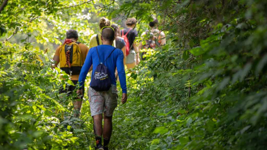 People walking in a Forest