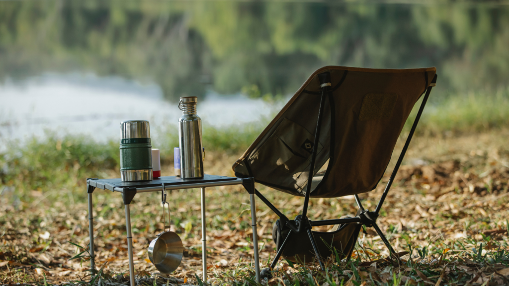 Water filter on the table