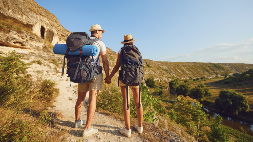 Hiking couple 