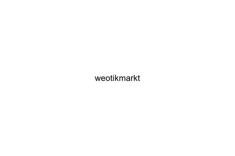 weotikmarkt