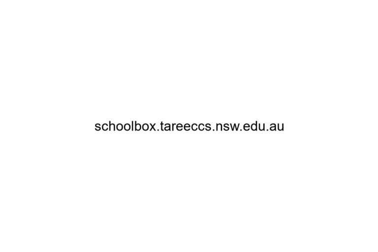 schoolbox tareeccs nsw edu au