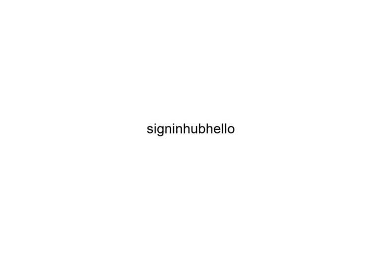 signinhubhello