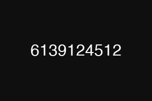 6139124512