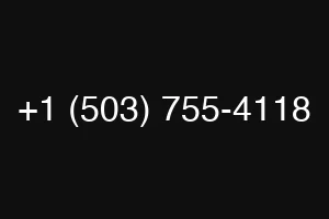 +1 (503) 755-4118