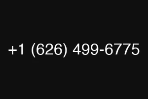 +1 (626) 499-6775